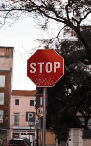 Preview wallpaper sign, stop, inscription, word, warning