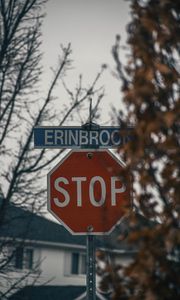 Preview wallpaper sign, stop, inscription, prohibition