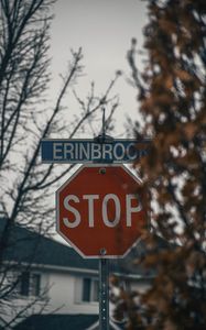 Preview wallpaper sign, stop, inscription, prohibition