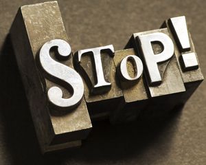 Preview wallpaper sign, stop, iron