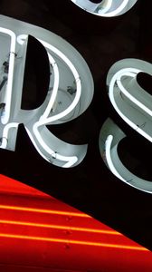 Preview wallpaper signboard, letters, illumination