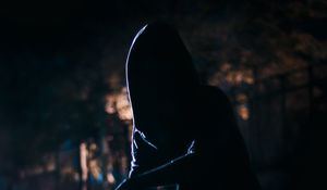 Preview wallpaper silhouette, dark, darkness, night