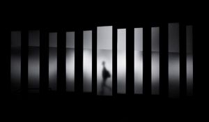 Preview wallpaper silhouette, dark, windows, darkness