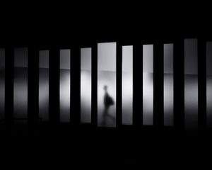 Preview wallpaper silhouette, dark, windows, darkness