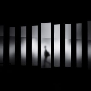 Preview wallpaper silhouette, dark, windows, darkness