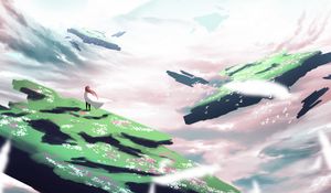 Preview wallpaper silhouette, lonely, loneliness, art