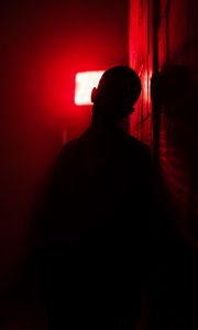 Preview wallpaper silhouette, man, shadow