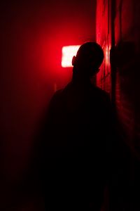 Preview wallpaper silhouette, man, shadow