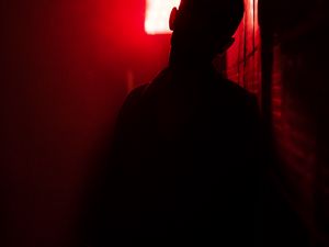 Preview wallpaper silhouette, man, shadow