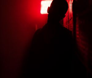 Preview wallpaper silhouette, man, shadow