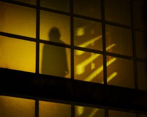Preview wallpaper silhouette, shadow, window, dark