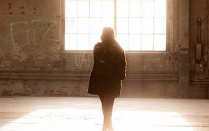 Preview wallpaper silhouette, window, light, bright