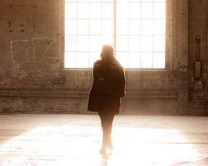 Preview wallpaper silhouette, window, light, bright