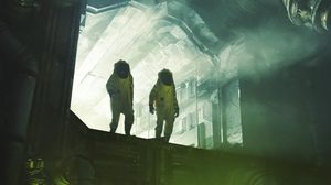 Preview wallpaper silhouettes, chemical protection, costumes, radiation, fantasy