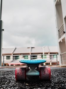 Preview wallpaper skateboard, board, wheels, close-up
