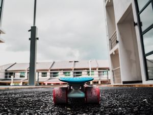 Preview wallpaper skateboard, board, wheels, close-up