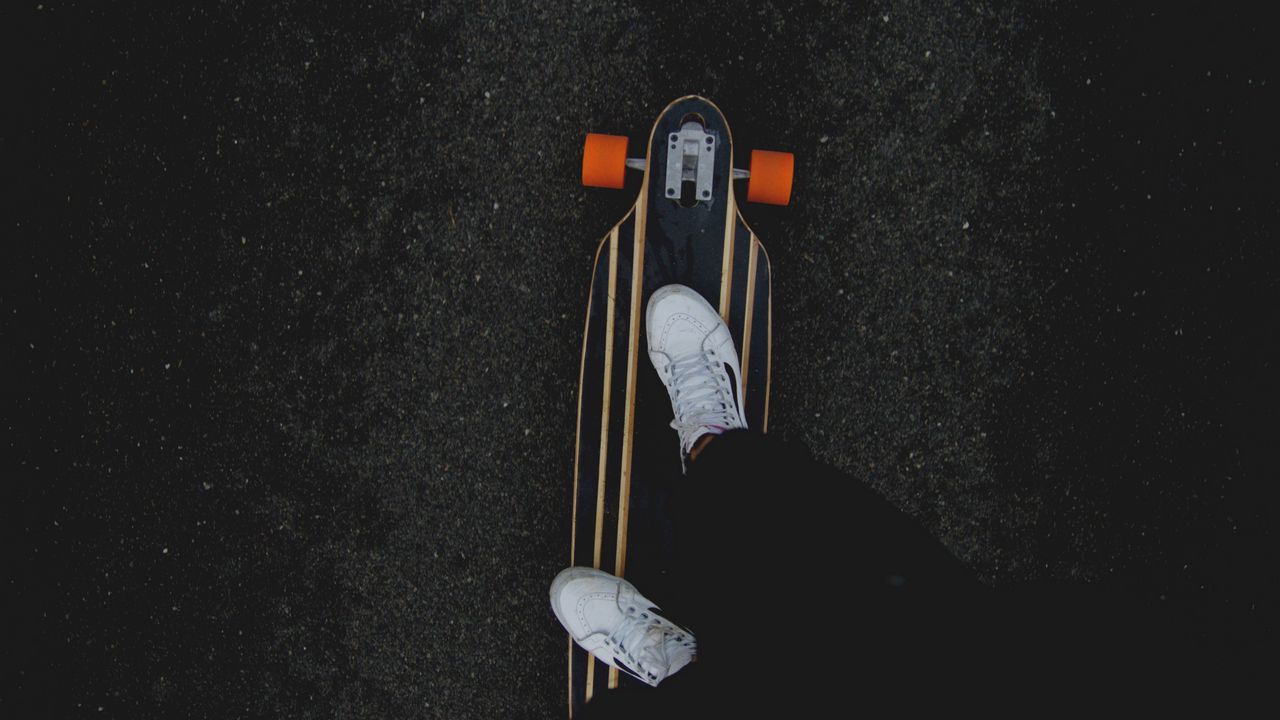 Wallpaper skateboard, legs, sport