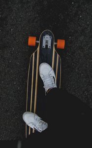 Preview wallpaper skateboard, legs, sport