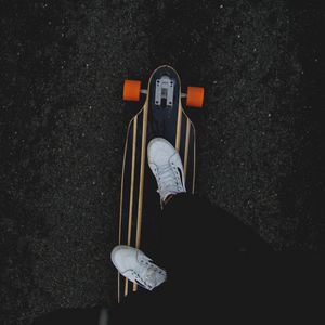 Preview wallpaper skateboard, legs, sport
