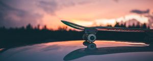 Preview wallpaper skateboard, reflection, surface, blur