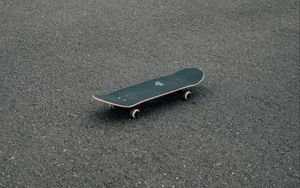 Preview wallpaper skateboard, skate, asphalt, coating, minimalism