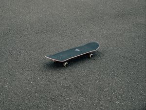 Preview wallpaper skateboard, skate, asphalt, coating, minimalism