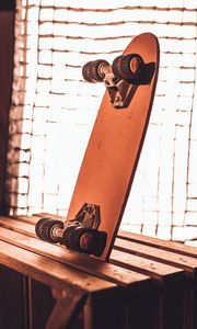 Preview wallpaper skateboard, skate, brown