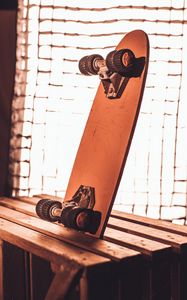 Preview wallpaper skateboard, skate, brown