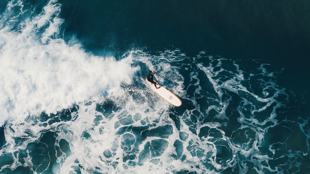 Wallpaper skateboard, waves, foam