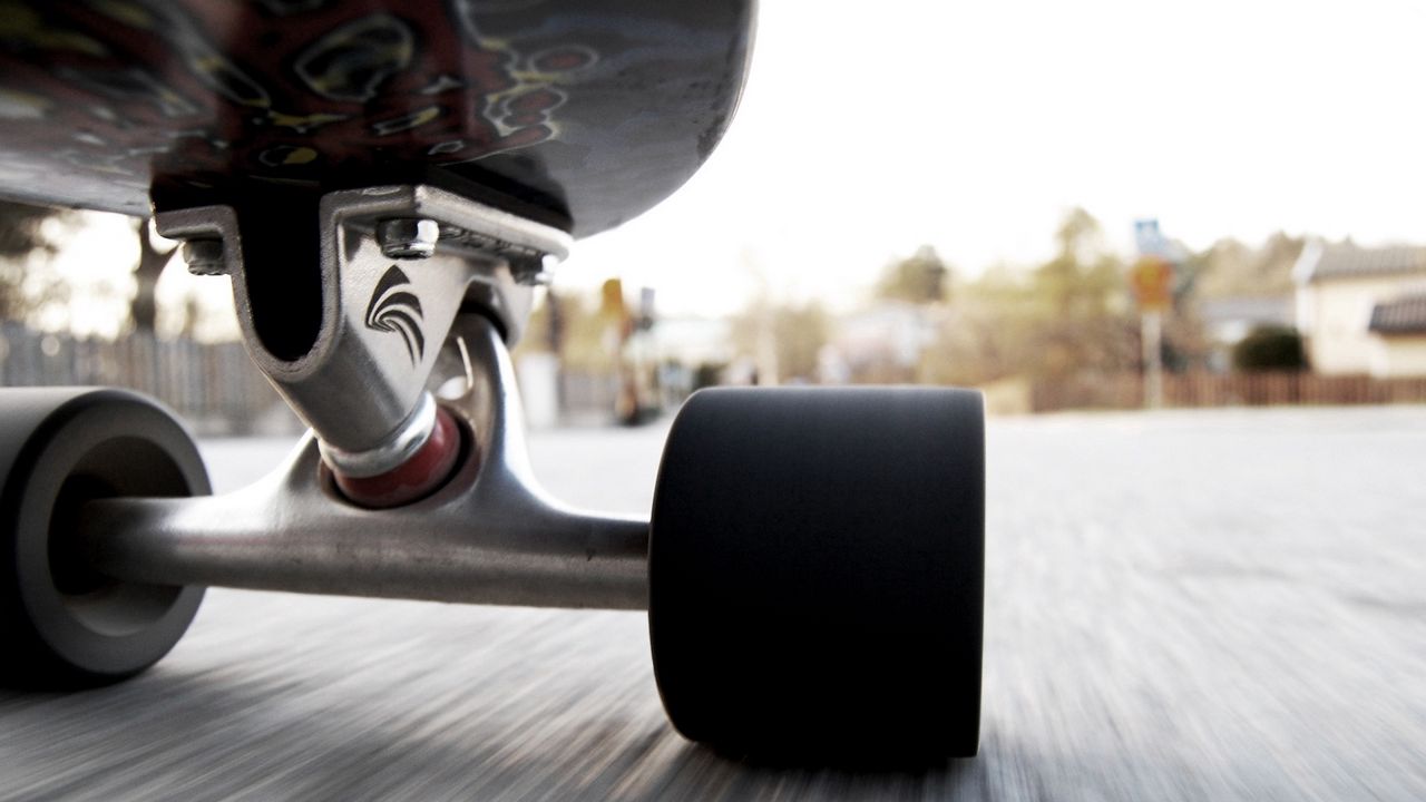 Wallpaper skateboard, wheel, sport, board, motion
