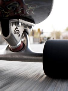 Preview wallpaper skateboard, wheel, sport, board, motion