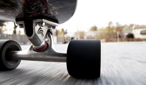 Preview wallpaper skateboard, wheel, sport, board, motion