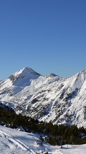 Preview wallpaper ski resort, peaks, snow, landscape