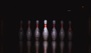 Preview wallpaper skittles, bowling, game, dark