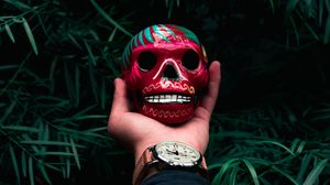 Preview wallpaper skull, arm, art, watches
