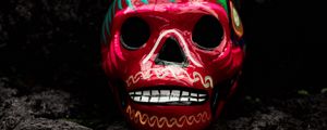 Preview wallpaper skull, art, paint