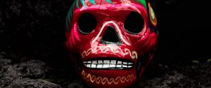 Preview wallpaper skull, art, paint