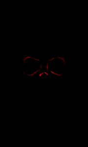Preview wallpaper skull, dark, red, black, darkness