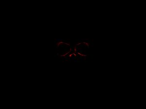 Preview wallpaper skull, dark, red, black, darkness