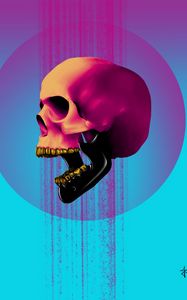 Preview wallpaper skull, jaw, art
