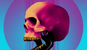 Preview wallpaper skull, jaw, art