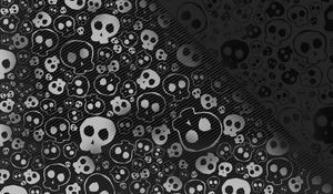 Preview wallpaper skull, texture, background, shadow