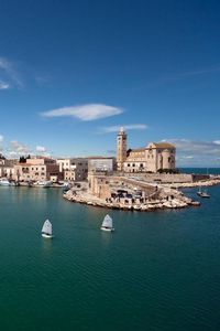 Preview wallpaper sky, buildings, architecture, home, water, boats