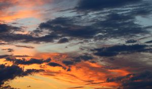 Preview wallpaper sky, cloud, sunset, evening