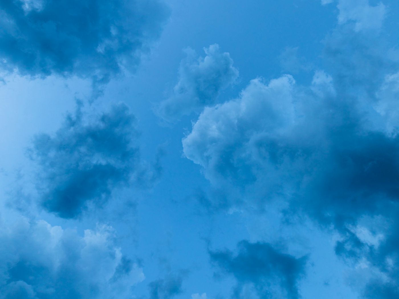 1400x1050 Wallpaper sky, clouds, blue, height, atmosphere