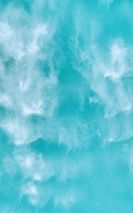 Preview wallpaper sky, clouds, blue, faded