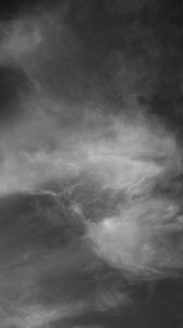 Preview wallpaper sky, clouds, bw, gray