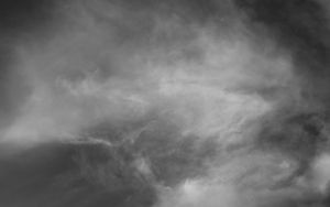 Preview wallpaper sky, clouds, bw, gray