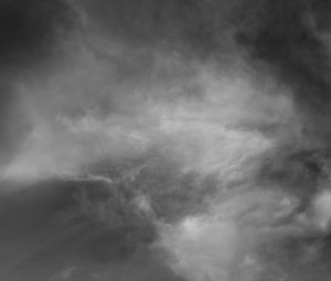 Preview wallpaper sky, clouds, bw, gray