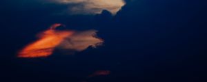 Preview wallpaper sky, clouds, dark, twilight, evening